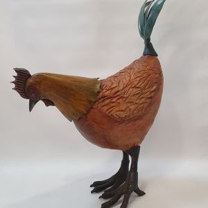 Coq bronze et platane